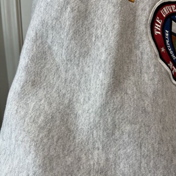 VTG Legends Athletic University of Texas UT Embroidered Ringer Sweatshirt Size L - Picture 6 of 11